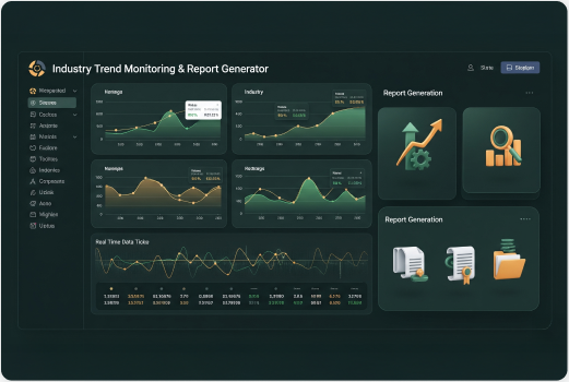 산업 트렌드 모니터링 & 보고서 생성기